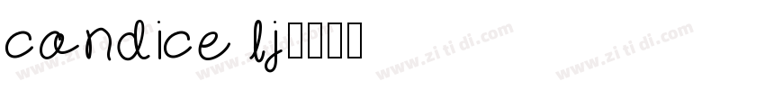 candice lj字体转换